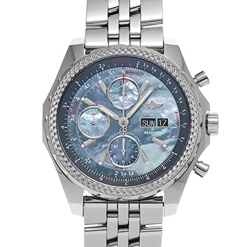 ブライトリング ベントレー GT ブルーマザーオブパール 日本限定 A133627X/BE63 ブルーシェル メンズ 時計 【中古】【wristwatch】