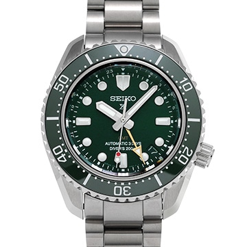 セイコー プロスペックス ダイバースキューバ 1968 メカニカルダイバーズ 現代デザイン GMT SBEJ009 グリーン メンズ 時計 【中古】【wristwatch】