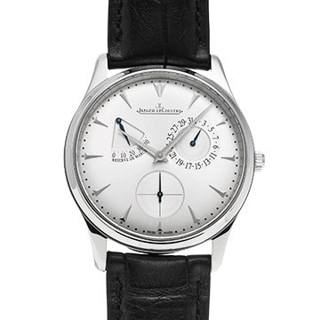 ジャガー ルクルト マスター ウルトラスリム リザーブ・ド・マルシェ Q1378420 シルバーグレー メンズ 時計 【中古】【wristwatch】