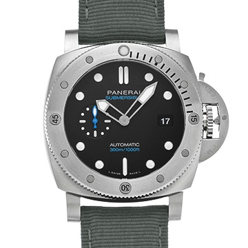 パネライ サブマーシブル クアランタクアトロ PAM01229 ブラック メンズ 時計 【中古】【wristwatch】