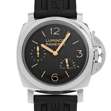 パネライ ルミノール 1950 3デイズ パワーリザーブ PAM00423 ブラック メンズ 時計 【中古】【wristwatch】