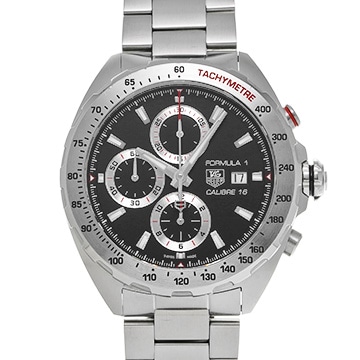 タグ ホイヤー フォーミュラ1 キャリバー16 クロノグラフ CAZ2010.BA0876 ブラック メンズ 時計 【中古】【wristwatch】
