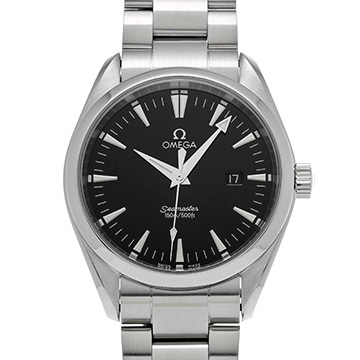 オメガ シーマスター アクアテラ クォーツ 2517.50 ブラック メンズ 時計 【中古】【wristwatch】