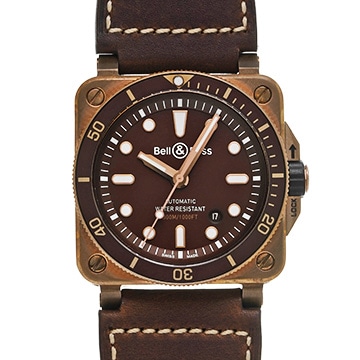 ベル＆ロス BR 03-92 ダイバー ブラウン ブロンズ 世界限定 999本 BR03-92-DIV-B ブラウン メンズ 時計 【中古】【wristwatch】
