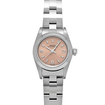 ロレックス オイスターパーペチュアル 76080 ピンク レディース 時計 【中古】【wristwatch】