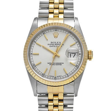 ロレックス デイトジャスト 16233 シルバー メンズ 時計 【中古】【wristwatch】