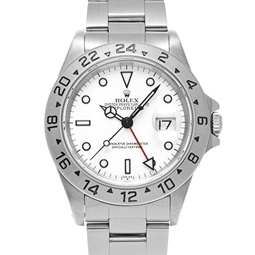 ロレックス エクスプローラーII 16570 ホワイト メンズ 時計 【中古】【wristwatch】