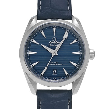 オメガ シーマスター アクアテラ コーアクシャル マスタークロノメーター 220.13.38.20.03.001 ブルー メンズ 時計 【新品】【wristwatch】