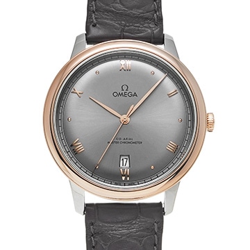 オメガ デ・ヴィル プレステージ コーアクシャル 434.23.40.20.06.001 グレー メンズ 時計 【中古】【wristwatch】