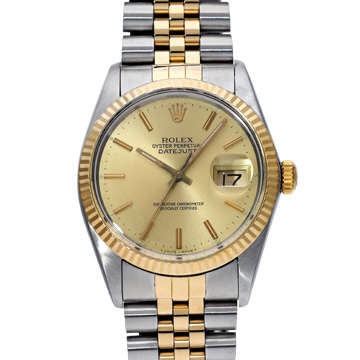 ロレックス デイトジャスト 16013 シャンパン メンズ 時計 【中古】【wristwatch】