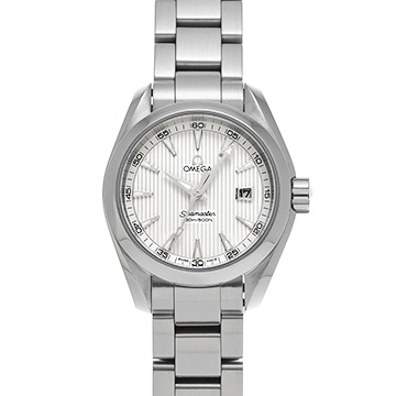 オメガ シーマスター アクアテラ クォーツ 231.10.30.61.02.001 シルバー レディース 時計 【中古】【wristwatch】