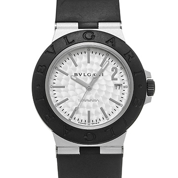 ブルガリ アルミニウム 空山基モデル　限定1000本 103703 シルバー メンズ 時計 【中古】【wristwatch】