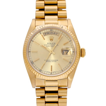 ロレックス デイデイト 18038 シャンパン メンズ 時計 【中古】【wristwatch】