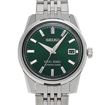 セイコー キングセイコー メカニカル SDKS019 グリーン メンズ 時計 【中古】【wristwatch】