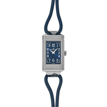 ジャガー ルクルト レベルソ ワン コルドネ Q326858J ブルー レディース 時計 【中古】【wristwatch】