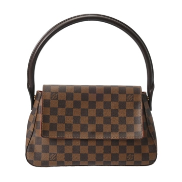 ルイ ヴィトン ダミエ ミニ ルーピング SPオーダー ブラウン N51158 ダミエキャンバス レディース バッグ 【中古】【bag】