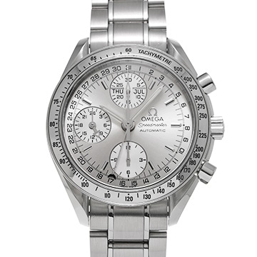 オメガ スピードマスター トリプルカレンダー 3523.30 シルバー メンズ 時計 【中古】【wristwatch】
