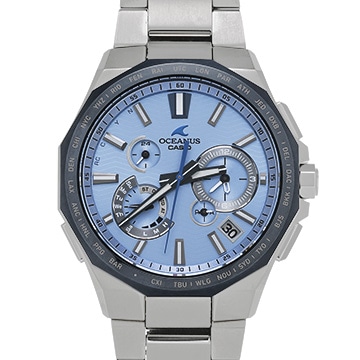 カシオ オシアナス 20周年記念 限定1000本 クラシックライン OCW-T6000BV-2AJR ブルー メンズ 時計 【中古】【wristwatch】