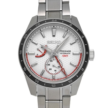 セイコー プレザージュ JAL国際線 渡航70th 国内限定300本 SARF025 ホワイト メンズ 時計 【中古】【wristwatch】