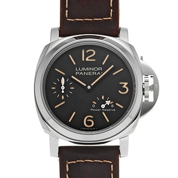 パネライ ルミノール 8デイズ パワーリザーブ アッチャイオ PAM00795 ブラック メンズ 時計 【中古】【wristwatch】