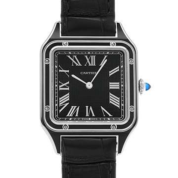 カルティエCartier サントス100ＭＭ ブラック文字盤 サントス カルティエ 時計(ブラック)｜WATCHNIAN公式通販