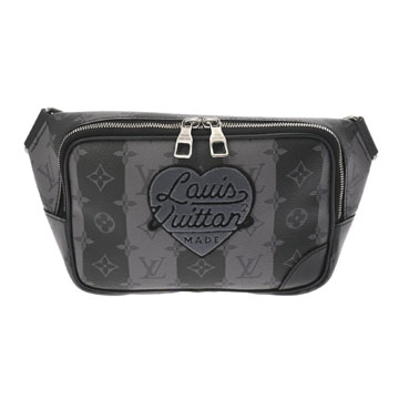 ルイ ヴィトン モノグラムストライプエクリプス モジュラースリング LV×NIGO ブラック/グレー M59338 モノグラムエクリプスキャンバス メンズ バッグ 【中古】【bag】