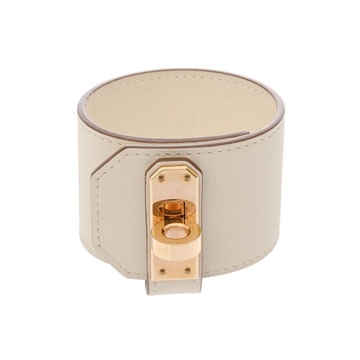 エルメス ケリー ツイスト PM #T1 クレ/ローズゴールド金具 ヴォースイフト レディース ジュエリー 【中古】【jewelry】