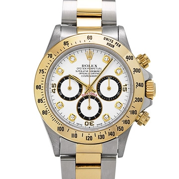 ロレックス コスモグラフ デイトナ 16523G ホワイト/ダイヤモンド メンズ 時計 【中古】【wristwatch】