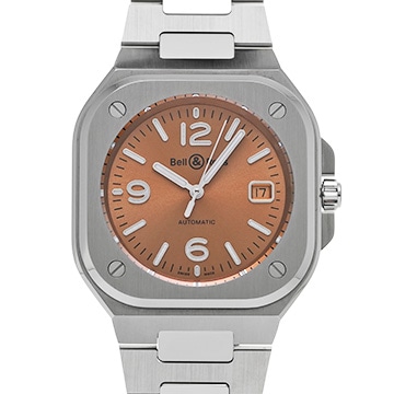 ベル＆ロス BR 05 カッパーブラウン BR05A-BR-ST/SST ブラウン メンズ 時計 【中古】【wristwatch】