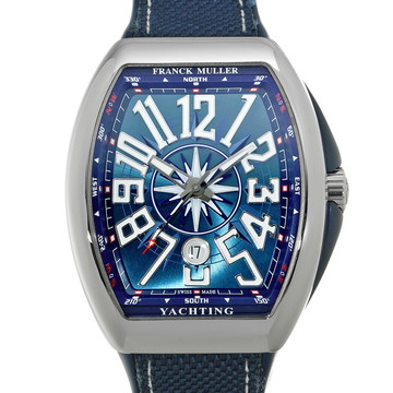 フランクミュラー ヴァンガード ヨッティング V45SCDTYACHTING ブルー メンズ 時計 【中古】【wristwatch】