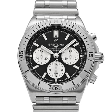 ブライトリング クロノマット B01 42 ジャパンエディション AB0134101B2A1 ブラック/シルバー メンズ 時計 【中古】【wristwatch】