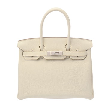 エルメス バーキン 30 マッシュルーム トゴ レディース バッグ 【中古】【bag】