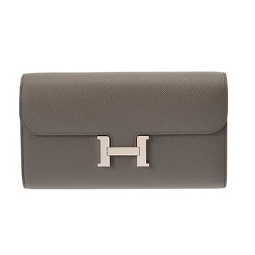 エルメス コンスタンスロングトゥーゴー ショルダーウォレット エタン ヴォーエプソン レディース 財布 【中古】【purse】