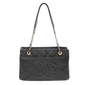 シャネル マトラッセ チェーントート ブラック A67294 キャビアスキン レディース バッグ 【中古】【bag】