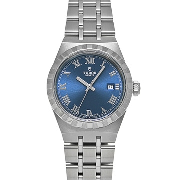 チューダー / チュードル ロイヤル デイト 28300 ブルー レディース 時計 【中古】【wristwatch】