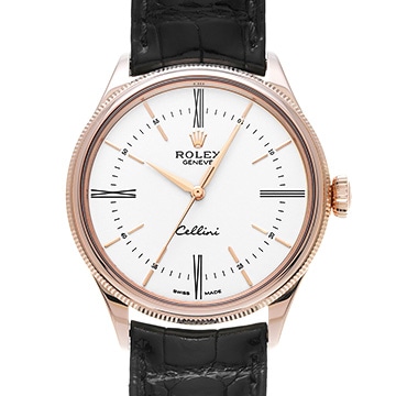 ロレックス チェリーニ タイム 50505 ホワイト メンズ 時計 【中古】【wristwatch】