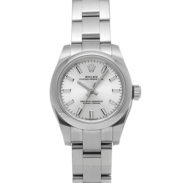 ロレックス オイスターパーペチュアル 26 176200 シルバー レディース 時計 【中古】【wristwatch】