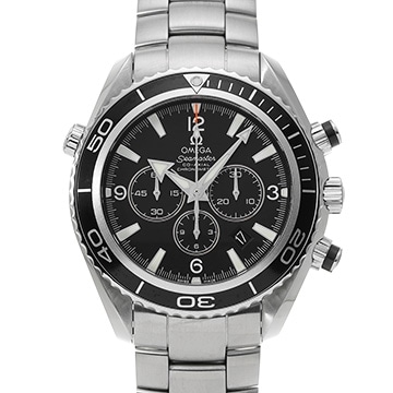 オメガ シーマスター プラネットオーシャン 600 コーアクシャル クロノグラフ 2210.50 ブラック メンズ 時計 【中古】【wristwatch】