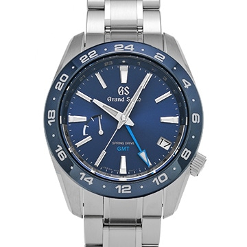 グランドセイコー スポーツコレクション スプリングドライブ GMT SBGE255 ブルー メンズ 時計 【中古】【wristwatch】