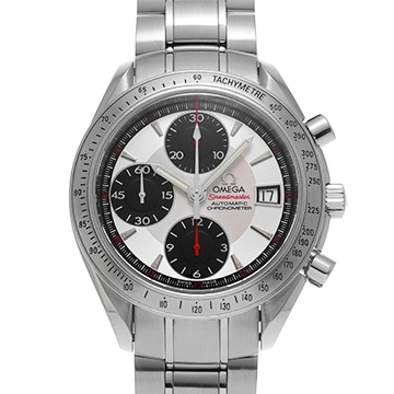 オメガ スピードマスター デイト 3211.31 ホワイト/ブラック メンズ 時計 【中古】【wristwatch】