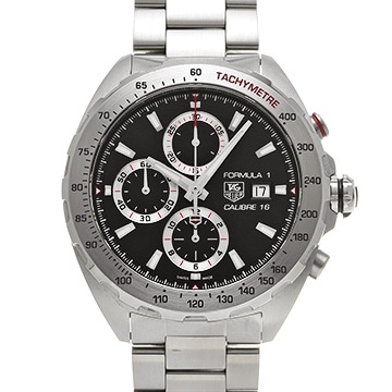 タグ ホイヤー フォーミュラ1 キャリバー16 クロノグラフ CAZ2010.BA0876 ブラック メンズ 時計 【中古】【wristwatch】