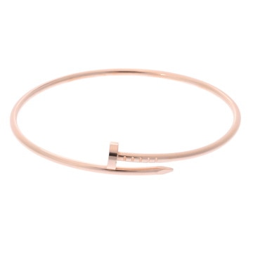 カルティエ ジュストアンクルブレスレット SM #18 ゴールド K18ピンクゴールド PG レディース ジュエリー 【中古】【jewelry】