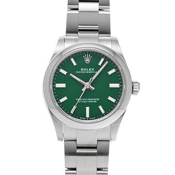 ロレックス オイスターパーペチュアル 31 277200 グリーン ユニセックス 時計 【中古】【wristwatch】