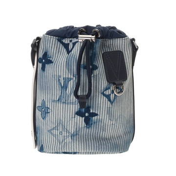 ルイ ヴィトン モノグラムウォーターカラー サック マラン メッセンジャー ブルー M57830 キャンバス ユニセックス バッグ 【中古】【bag】