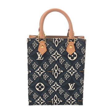 ルイ ヴィトン モノグラム プティットサックプラ Since1854 2WAY ブルー M80288 ジャガードキャンバス レディース バッグ 【中古】【bag】