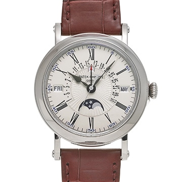 パテック フィリップ グランド コンプリケーション パーペチュアルカレンダー 5159G-001 シルバー メンズ 時計 【中古】【wristwatch】