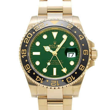 ロレックス GMTマスターII 116718LN グリーン メンズ 時計 【中古】【wristwatch】
