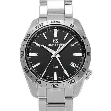 グランドセイコー スポーツコレクション クォーツ GMT SBGN027 ブラック メンズ 時計 【中古】【wristwatch】
