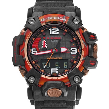 カシオ マスター オブ Gランド マッドマスター フレアレッド GWG-2040FR-1AJR ブラック メンズ 時計 【中古】【wristwatch】