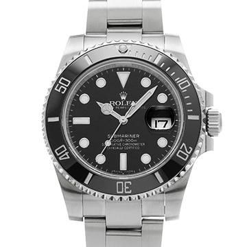 ロレックス サブマリーナ デイト 116610LN ブラック メンズ 時計 【中古】【wristwatch】